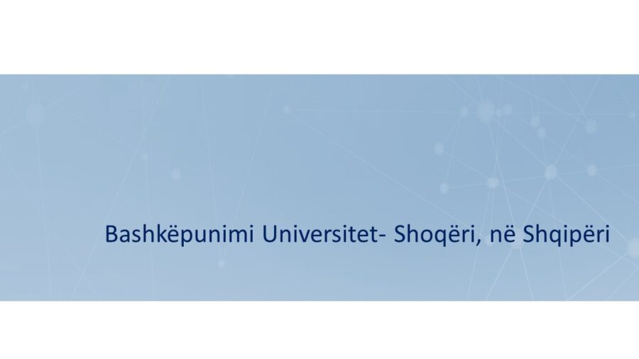 Bashkëpunimi Universitet- Shoqëri, në Shqipëri
