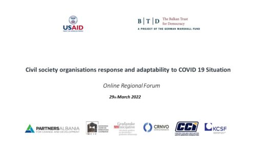 Regional forum “Civil society organizations response and adaptability to Covid-19”