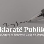 Deklaratë Publike e Organizatave të Shoqërisë Civile në Shqipëri